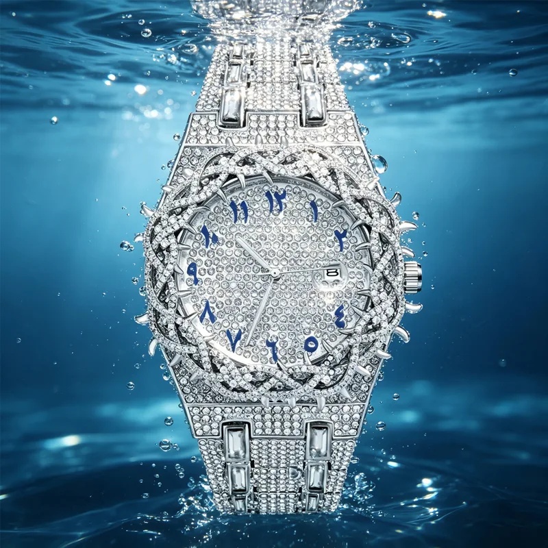 Мужские кварцевые часы с крист – обзор и цена Luxury Watch Iceberg
