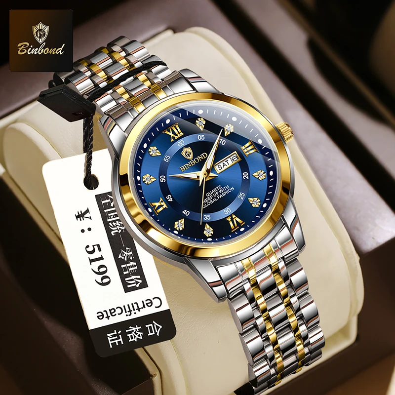 BINBOND B7169 лучший бренд кла – обзор и цена Luxury Watch Top 10