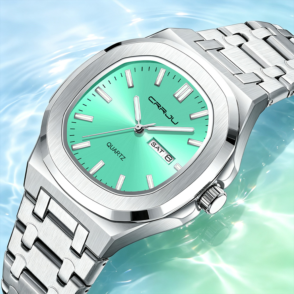 Мужские кварцевые часы CRRJU 5 – обзор и цена Luxury Watch Top 10