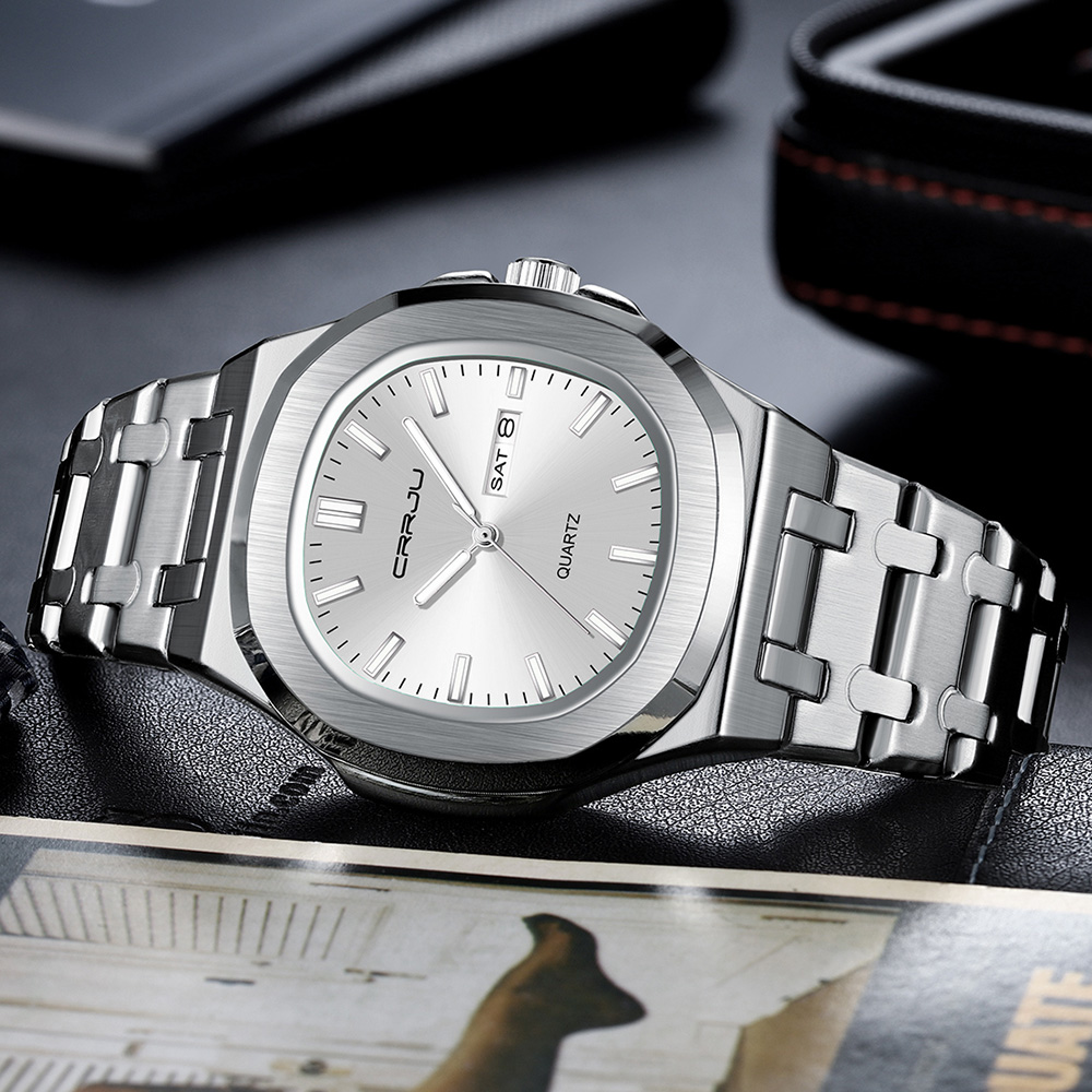 Мужские кварцевые часы CRRJU 5 – обзор и цена Luxury Watch Top 10